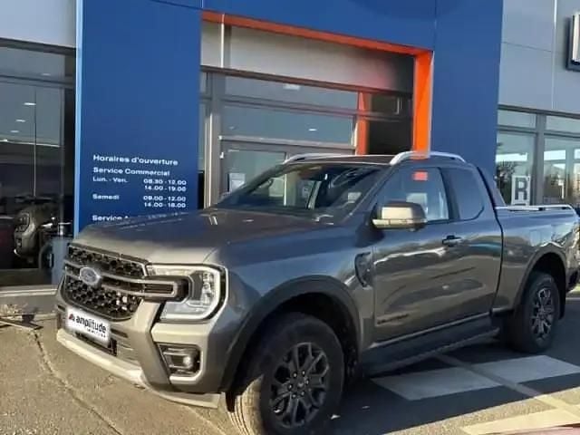 Gris carbone métallisée Occasion 2025 Ford Ranger Wildtrack Pick-up | 51 999 € (Bon prix) - Image 1/4