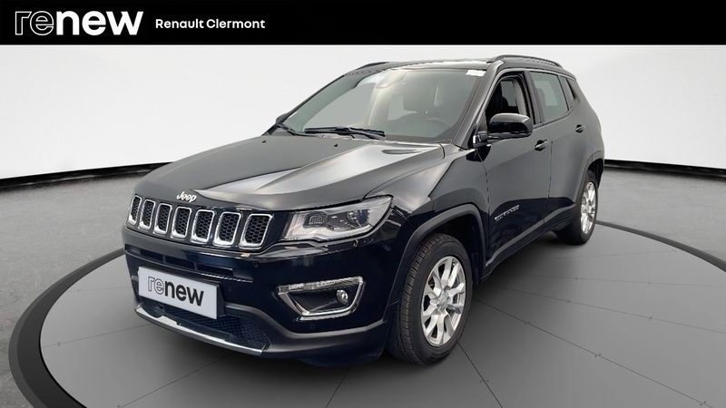Noir Utilisé 2021 Jeep Compass Limited SUV | 19 990 € (Prix juste) - Image 1/4