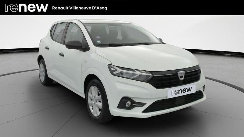 Blanc Utilisé 2021 Dacia Sandero Essentiel Citadine | 11 699 € (Bon prix) - Image 1/4