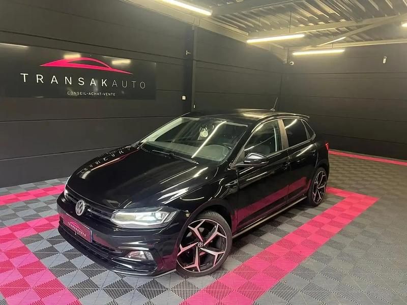 Noir Occasion 2018 VW Polo R-line Citadine | 13 990 € (Prix cher) - Image 1/4