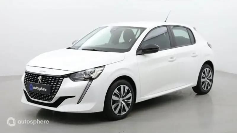 Blanc Utilisé 2023 Peugeot 208 Active Citadine | 14 999 € (Prix juste) - Image 1/4