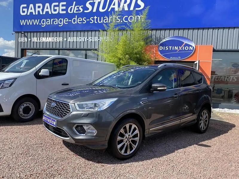 Gris Utilisé 2019 Ford Kuga Vignale SUV | 15 980 € (Prix juste) - Image 1/4