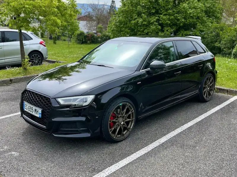 Noir Utilisé 2018 Audi A3 Sportback S-Line Berline | 20 000 € (Prix cher) - Image 1/4