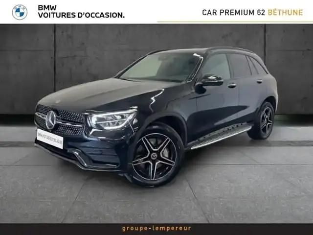 Noir Occasion 2022 Mercedes GLC300e AMG line SUV | 45 990 € (Bon prix) - Image 1/4