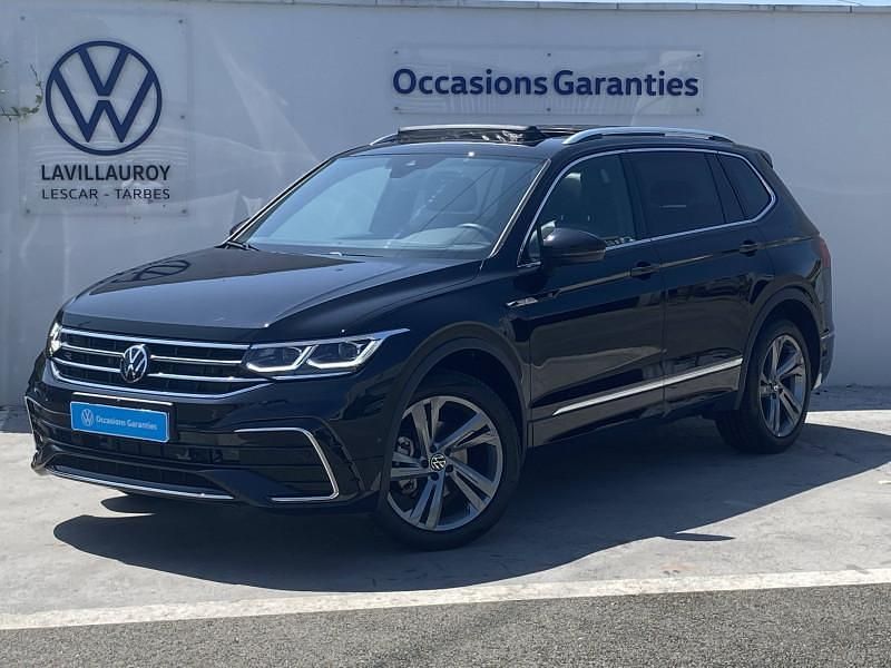 Noir Occasion 2024 VW Tiguan Allspace R-line SUV | 48 890 € - Image 1/4
