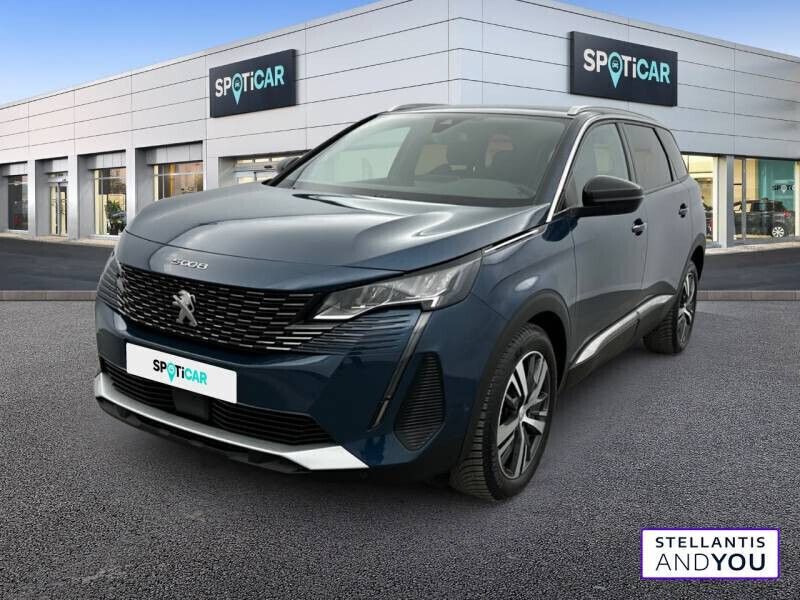 Bleu Utilisé 2023 Peugeot 5008 Allure Monospace | 23 690 € (Bon prix) - Image 1/4