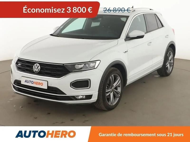 Blanc Occasion 2021 VW T-Roc R-line SUV | 23 090 € (Super prix) - Image 1/2