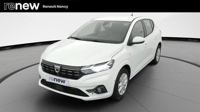 Blanc Utilisé 2022 Dacia Sandero Comfort Citadine | 12 666 € (Prix juste) - Image 1/4