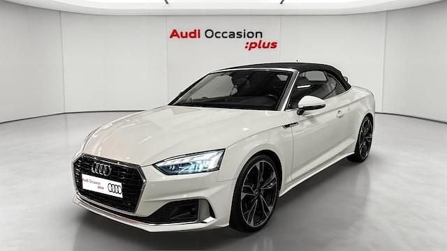 Blanc glacier métallisé Occasion 2021 Audi A5 Cabriolet Advanced Cabriolet | 35 492 € - Image 1/4