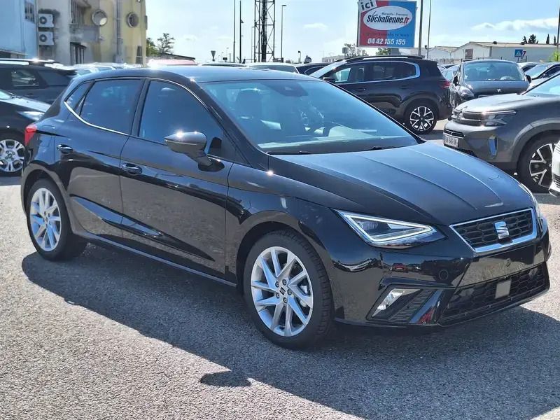 Noir Nouvelle 2024 Seat Ibiza FR Citadine | 22 990 € (Prix juste) - Image 1/4