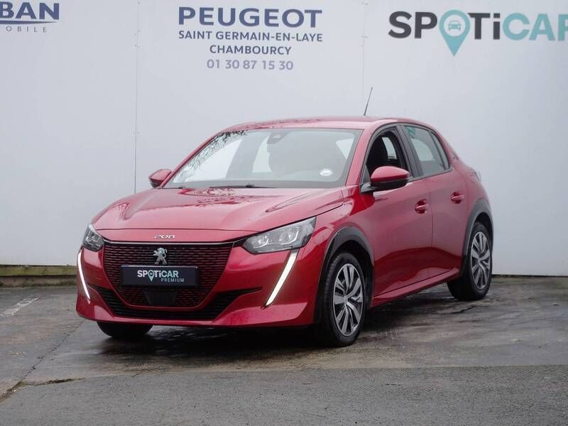 Rouge Utilisé 2020 Peugeot e-208 Citadine | 15 490 € (Prix juste) - Image 1/3