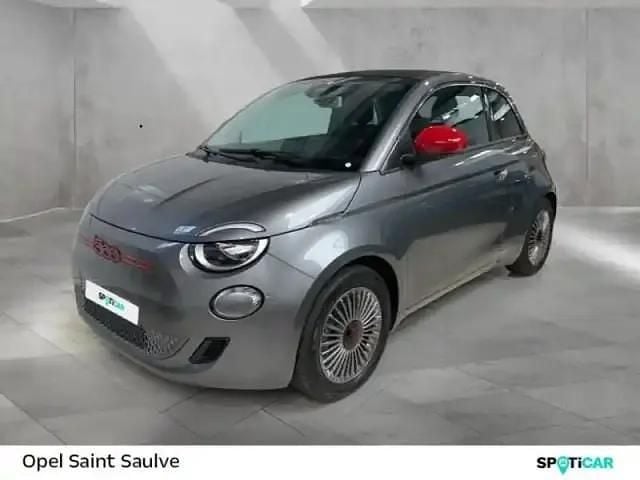 Mineral grey métal Occasion 2024 Fiat 500C Red Cabriolet | 25 790 € - Image 1/4