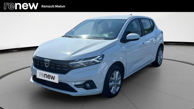 Blanc Utilisé 2022 Dacia Sandero Comfort Citadine | 13 600 € (Prix juste) - Image 1/4