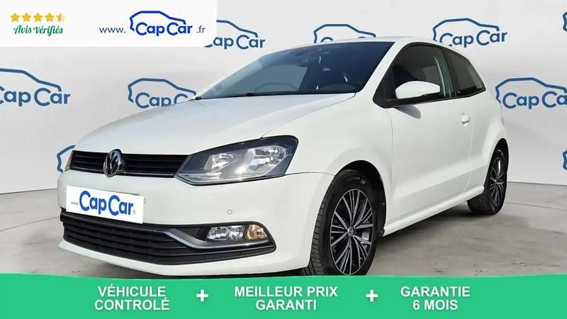 Blanc Utilisé 2016 VW Polo Allstar Citadine | 9 990 € (Prix juste) - Image 1/4