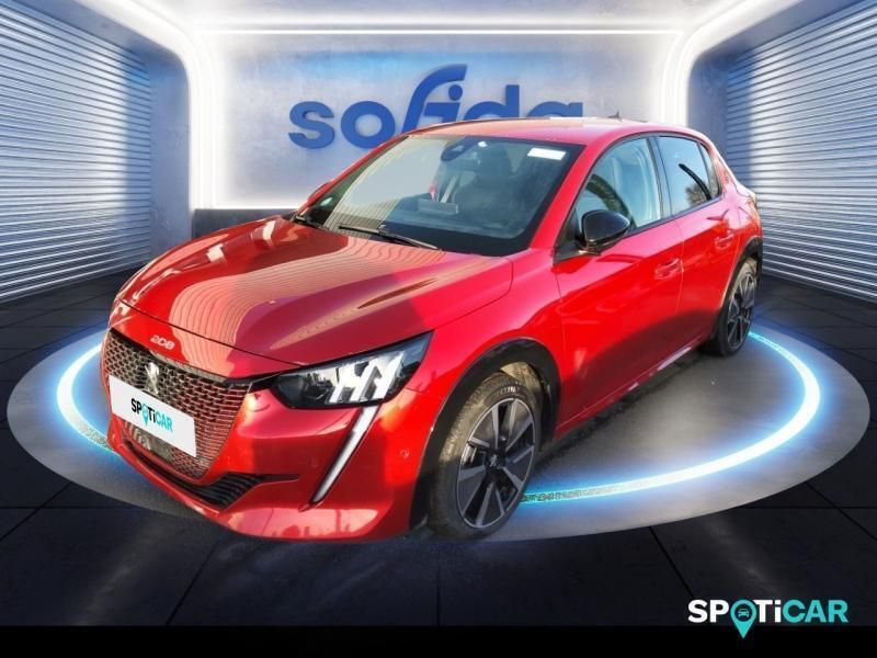 Rouge Utilisé 2022 Peugeot e-208 GT Citadine | 19 999 € (Prix juste) - Image 1/3