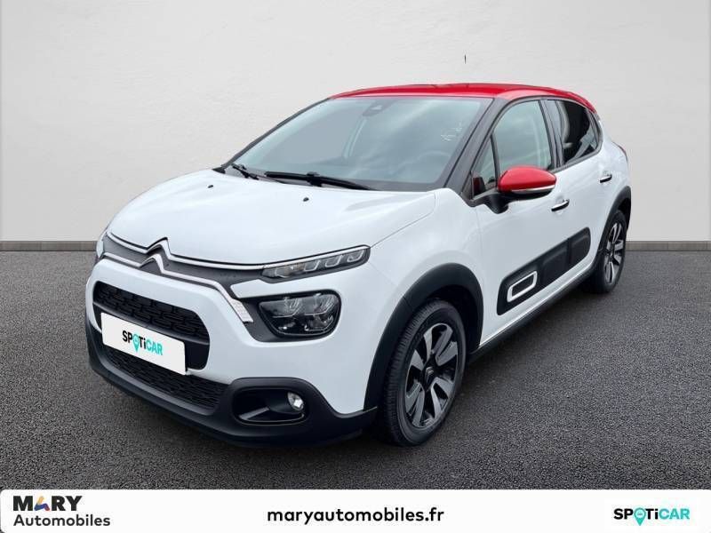 Blanc Utilisé 2023 Citroën C3 PureTech Citadine | 13 490 € (Prix assez cher) - Image 1/3