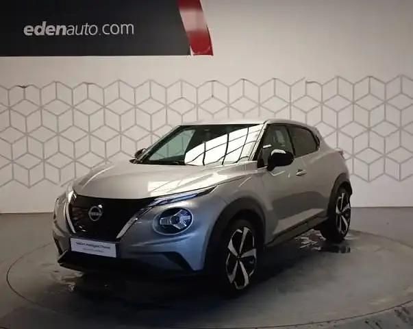 Gris perle Occasion 2023 Nissan Juke Tekna SUV | 21 990 € (Prix juste) - Image 1/4
