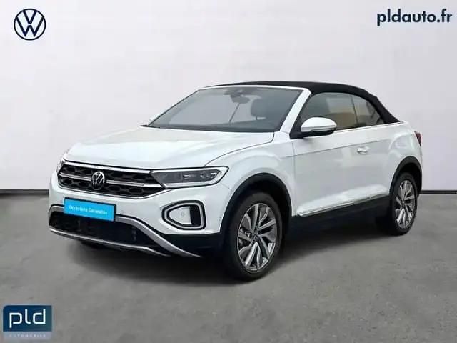 Pure white Nouvelle 2025 VW T-Roc Cabriolet Cabriolet | 42 400 € (Prix juste) - Image 1/4