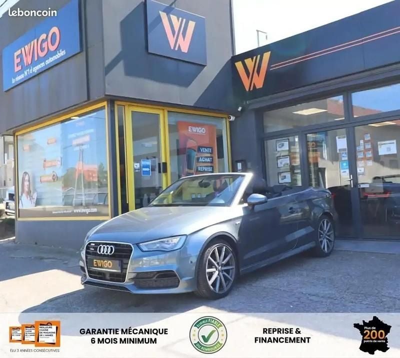 Gris Utilisé 2015 Audi A3 Cabriolet S-Line Cabriolet | 21 489 € - Image 1/4