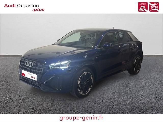 Bleu navarre métallisé Occasion 2025 Audi Q2 S-Line SUV | 38 890 € - Image 1/4