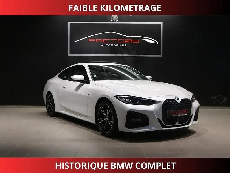 Blanc Occasion 2021 BMW 420 M Sport Coupé | 39 900 € (Prix juste) - Image 1/4