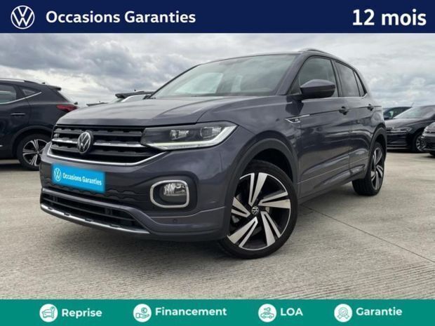 Gris Utilisé 2022 VW T-Cross R-line SUV | 21 990 € (Prix juste) - Image 1/4
