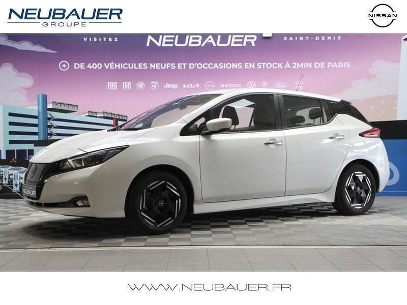 Blanc lunaire métallisé Utilisé 2022 Nissan Leaf Acenta Citadine | 14 990 € (Prix juste) - Image 1/4