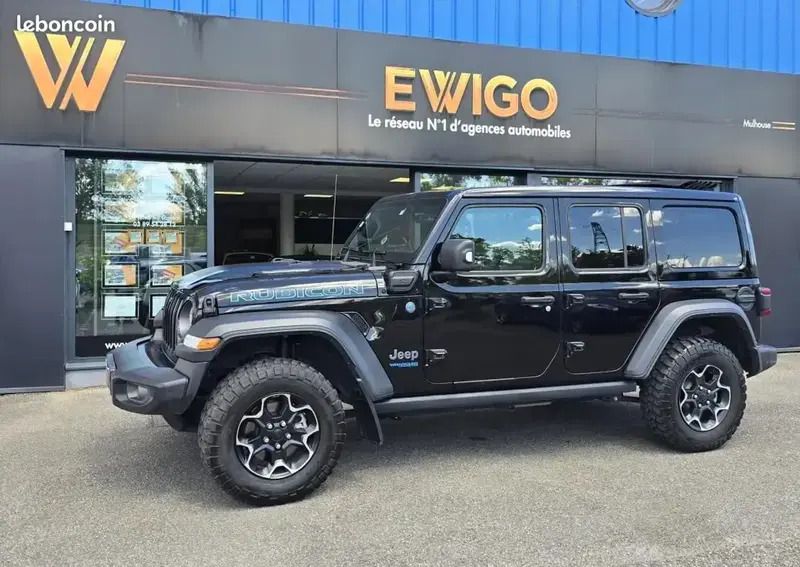 Noir Utilisé 2021 Jeep Wrangler Unlimited Rubicon SUV | 51 990 € (Super prix) - Image 1/4