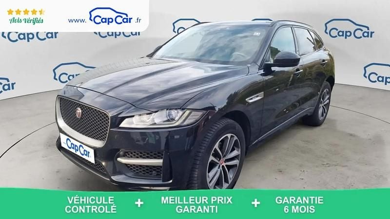 Noir Occasion 2019 Jaguar F-Pace R-Sport SUV | 19 990 € (Bon prix) - Image 1/4