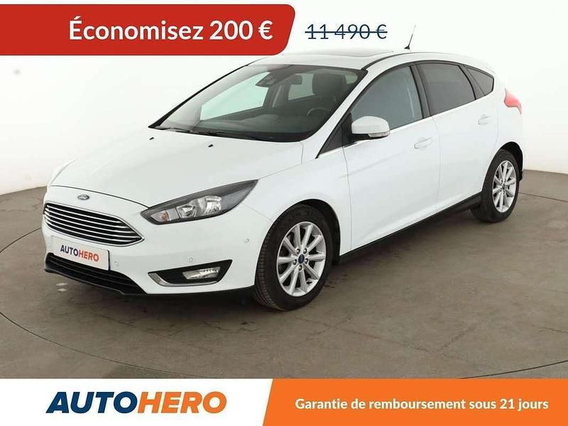 Occasion Ford Focus Titanium 120 ch (88 kW) 2016 Blanc Berline