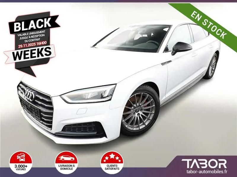 Blanc Occasion 2017 Audi A5 Sportback Sport Citadine | 23 488 € (Prix juste) - Image 1/4