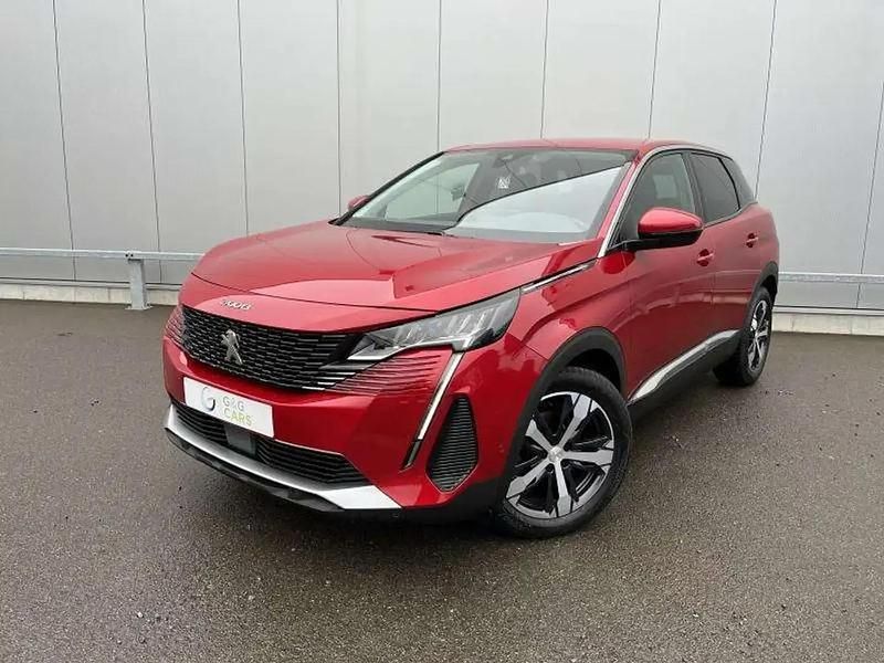 Rouge Utilisé 2021 Peugeot 3008 Allure SUV | 21 990 € (Prix juste) - Image 1/4