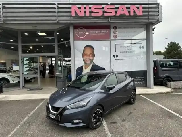 Gris Utilisé 2022 Nissan Micra Tekna Citadine | 15 588 € (Prix juste) - Image 1/4