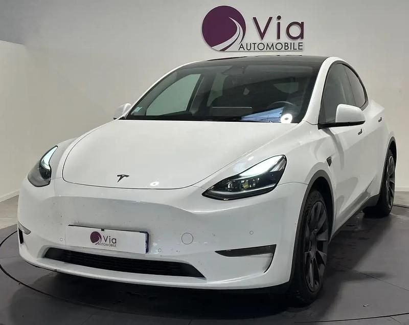 Blanc Occasion 2022 Tesla Model Y SUV | 27 990 € (Bon prix) - Image 1/4