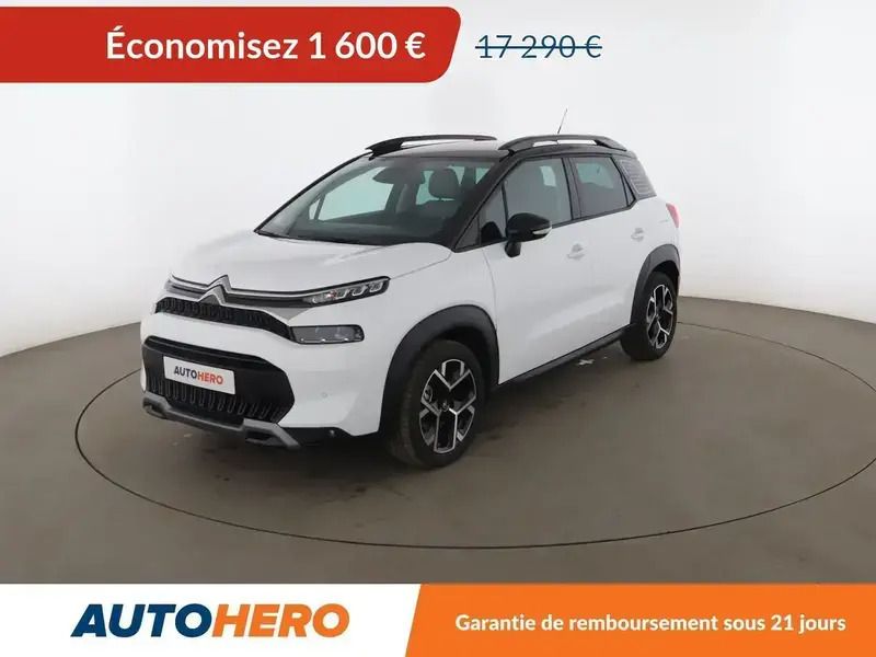 Blanc Utilisé 2022 Citroën C3 Aircross PureTech SUV | 15 690 € (Bon prix) - Image 1/2