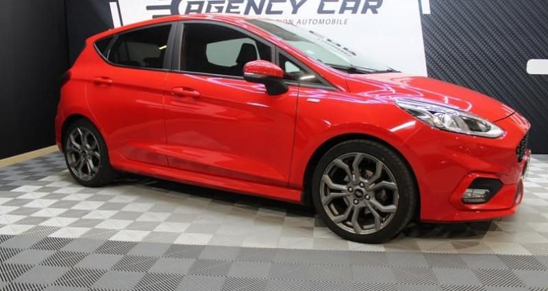 Rouge Utilisé 2019 Ford Fiesta ST-Line Citadine | 8 999 € (Prix juste) - Image 1/4