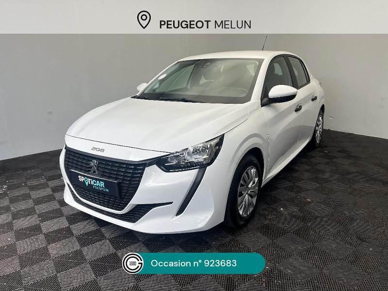 Blanc Utilisé 2021 Peugeot 208 Premium Citadine | 9 980 € (Prix juste) - Image 1/4