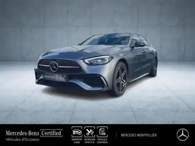 Gris sélénite métallisé Occasion 2025 Mercedes C220 AMG line Berline | 46 990 € (Prix juste) - Image 1/4
