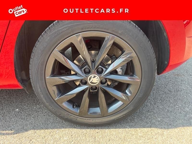 Occasion Skoda Fabia Clever 95 ch (69 kW) 2021 Rouge corrida Citadine