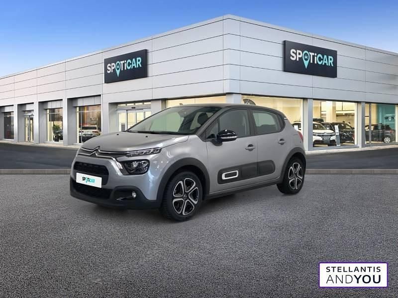 Gris Occasion 2022 Citroën C3 Feel Citadine | 11 389 € (Prix juste) - Image 1/4