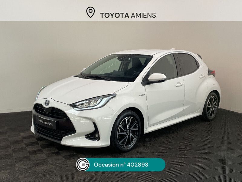 Blanc Utilisé 2020 Toyota Yaris Hybrid Design Citadine | 18 290 € (Bon prix) - Image 1/4