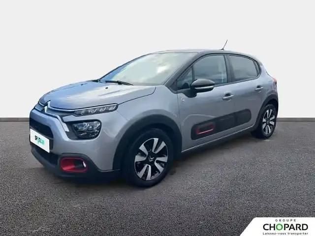 Gris Utilisé 2021 Citroën C3 PureTech Citadine | 10 413 € (Prix juste) - Image 1/4
