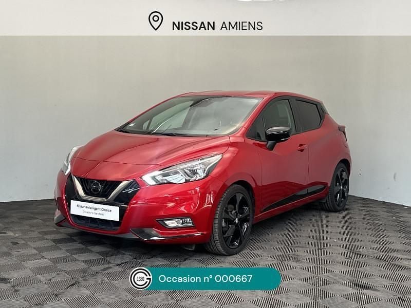 Rouge Utilisé 2018 Nissan Micra N-Connecta Citadine | 12 990 € (Prix juste) - Image 1/4