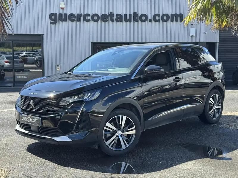 Noir Utilisé 2021 Peugeot 3008 Allure SUV | 21 990 € (Prix juste) - Image 1/4