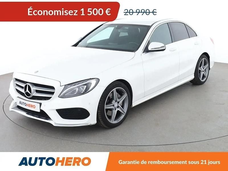 Blanc Occasion 2016 Mercedes C180 Sportline Berline | 19 490 € (Super prix) - Image 1/2