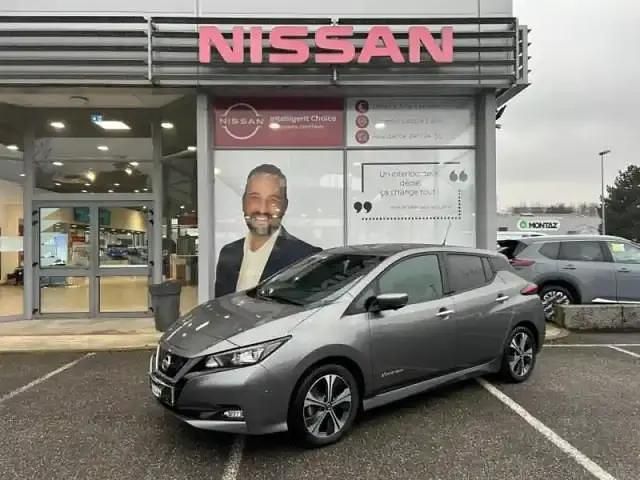 Occasion Nissan Leaf Tekna 110 kW (150 ch) 2019 Gris squale Citadine