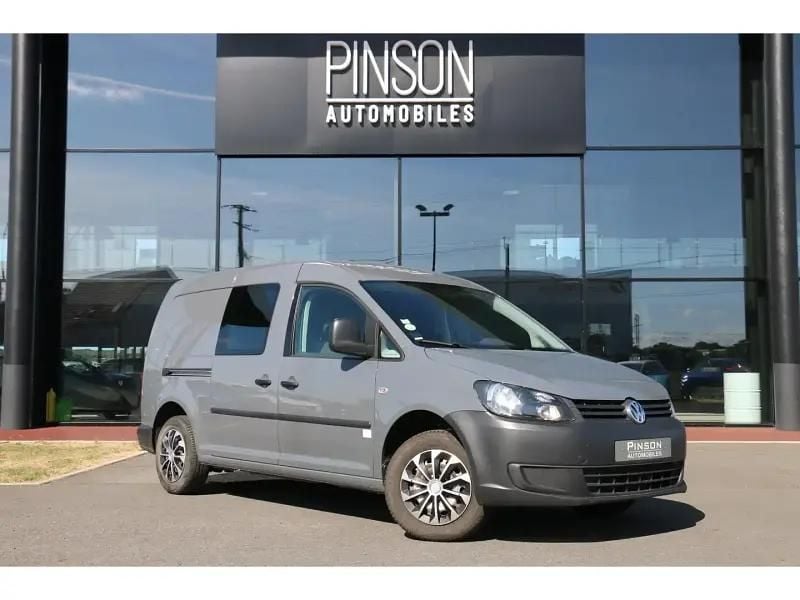 Gris Utilisé 2015 VW Caddy Maxi Monospace | 14 900 € (Prix juste) - Image 1/4