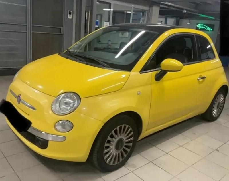 Jaune Utilisé 2010 Fiat 500 Lounge Berline | 7 700 € (Prix juste) - Image 1/4