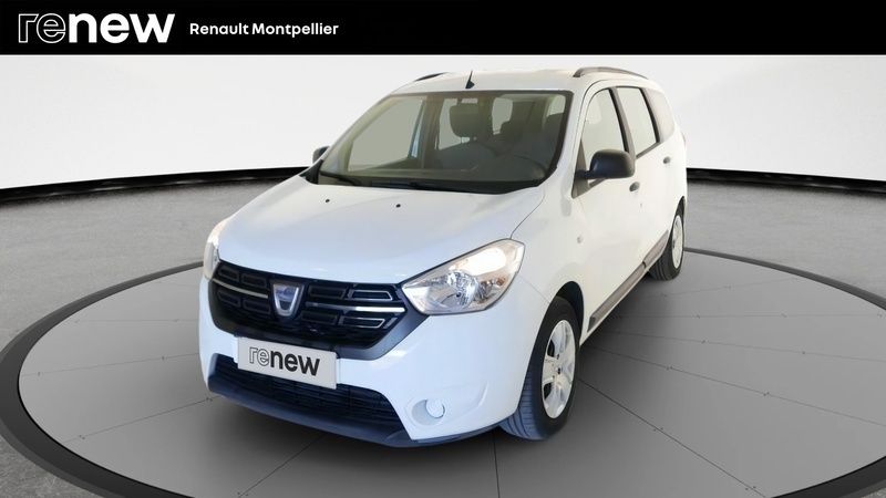 Blanc Utilisé 2021 Dacia Lodgy Essentiel Monospace | 14 999 € (Bon prix) - Image 1/4