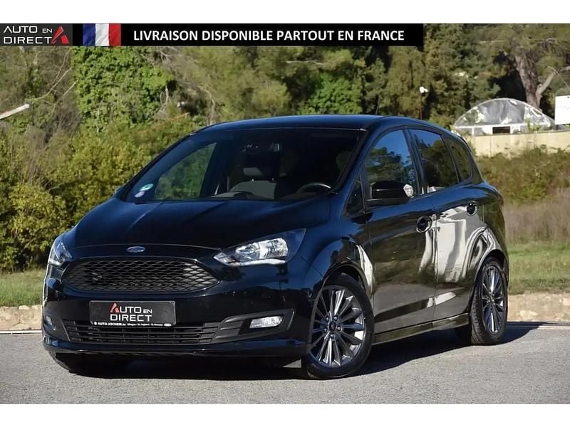 Noir Utilisé 2019 Ford C-MAX Sport Monospace | 9 990 € (Prix juste) - Image 1/4